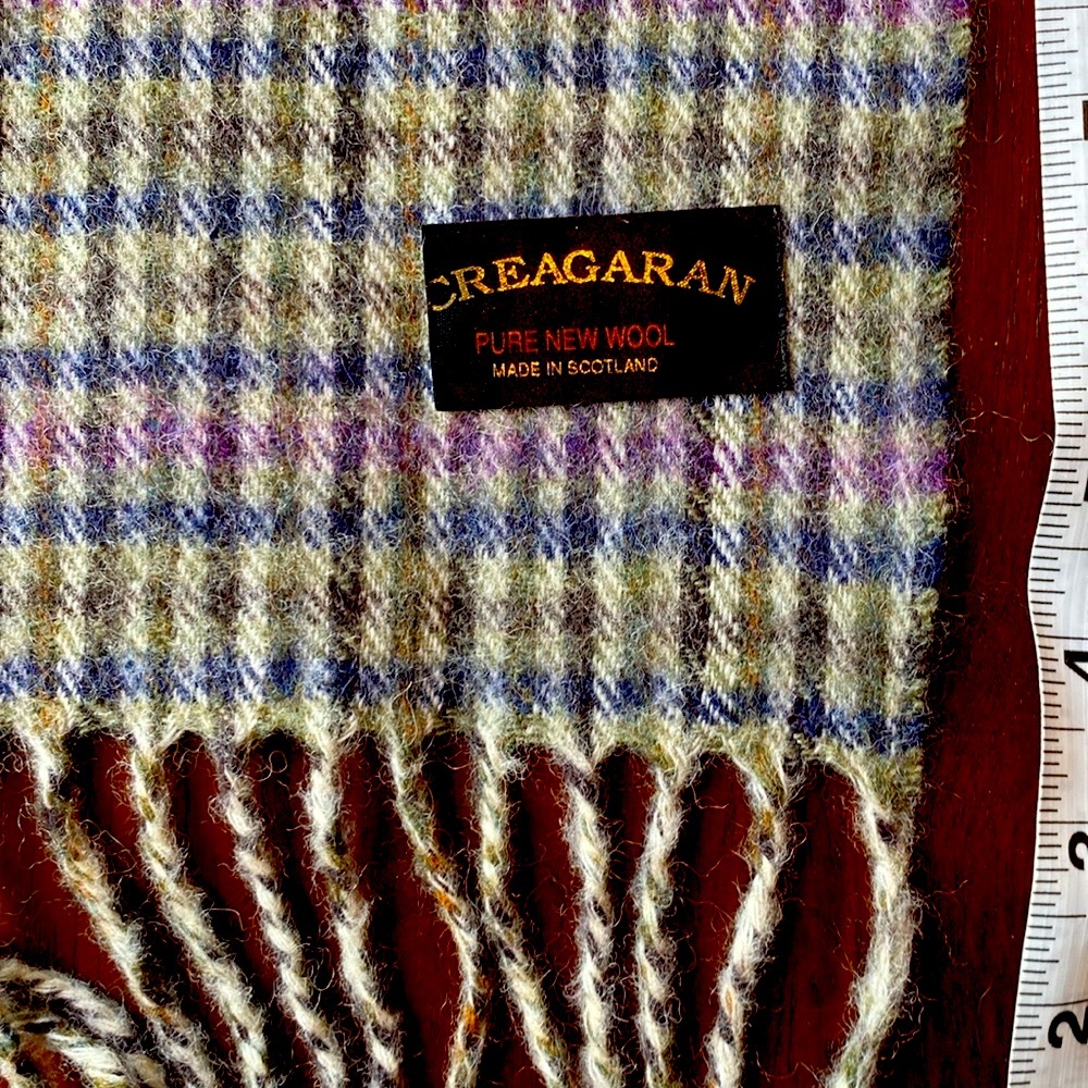 Hand woven scarfs made in Scotland.